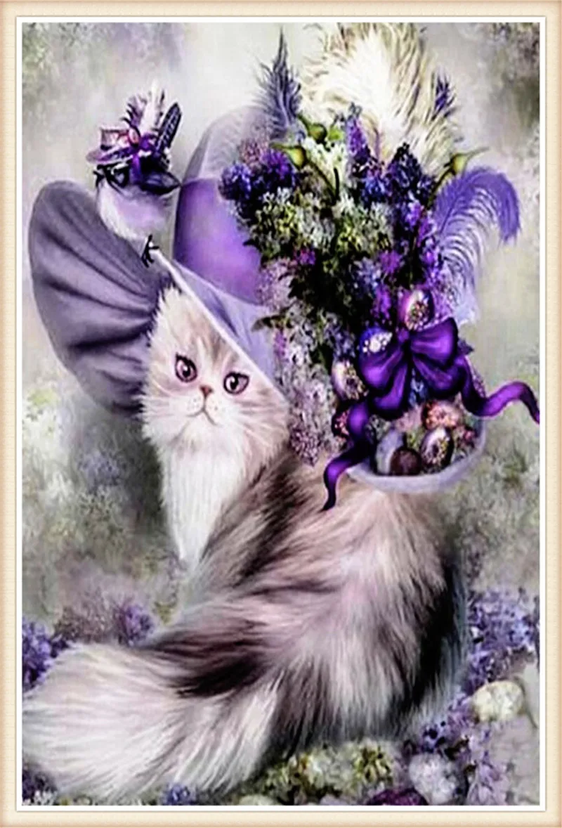 5D DIY diamond Painting cat animal cube drill Cross Stitch Decorative Needlework diamond diamond embroidery Christmas gift 
5D DIY diamond Painting cat animal cube drill Cross Stitch Decorative Needlework diamond diamond embroidery Christmas gift