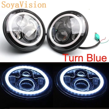 1 Pair Angel Eyes 7'' LED Headlight For Wrangler JK TJ LJ H4 Hi-lo Beam PAR56 Front Driving Headlamp Styling For Land Rover
1 Pair Angel Eyes 7'' LED Headlight For Wrangler JK TJ LJ H4 Hi-lo Beam PAR56 Front Driving Headlamp Styling For Land Rover