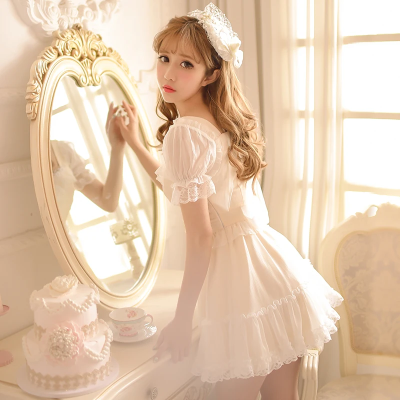 Princess sweet lolita dressCandy rain 2016 summer new Sweet Princess Dress new slim short sleeved chiffon female C16AB6080
Princess sweet lolita dressCandy rain 2016 summer new Sweet Princess Dress new slim short sleeved chiffon female C16AB6080