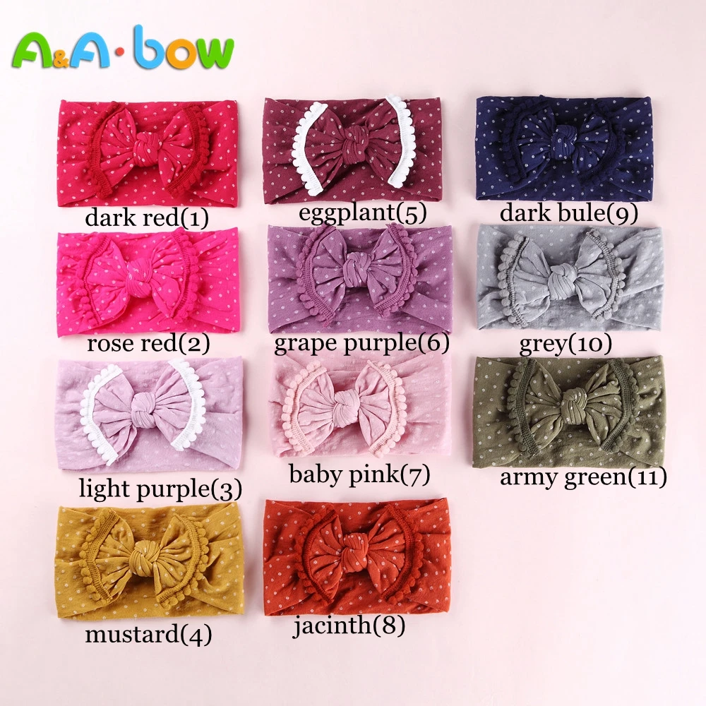 11PCS New Fashion Baby Dot Nylon Headbands, edging ball Nylon Bow Head wrap, Knot Nylon Headwear Turban, Girls Hair Accesseries
11PCS New Fashion Baby Dot Nylon Headbands, edging ball Nylon Bow Head wrap, Knot Nylon Headwear Turban, Girls Hair Accesseries