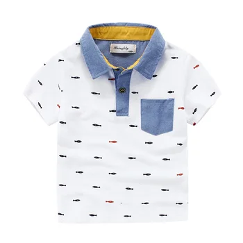 Summer Children's Short Sleeved Shirt Boy Full Cotton Polo Shirt Coat Cartoon Kids Clothes Costume Roupas Infantis Menino T
Summer Children's Short Sleeved Shirt Boy Full Cotton Polo Shirt Coat Cartoon Kids Clothes Costume Roupas Infantis Menino T