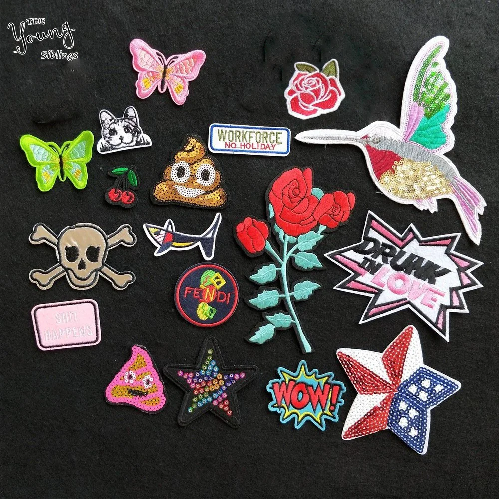 Exquisite butterfly skull WOW Mixed Embroidered Iron On Patch For Clothing Badges Paste Bag Pant Stickers Sewing Accessories
Exquisite butterfly skull WOW Mixed Embroidered Iron On Patch For Clothing Badges Paste Bag Pant Stickers Sewing Accessories