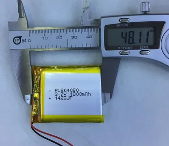 3.7V polymer lithium battery 804050 1800MAH GPS navigation mobile power Tablet PC core Rechargeable Li-ion Cell
3.7V polymer lithium battery 804050 1800MAH GPS navigation mobile power Tablet PC core Rechargeable Li-ion Cell
