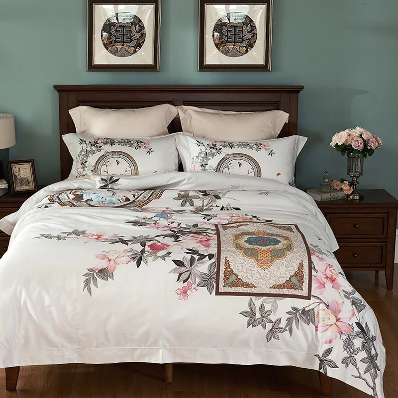 Luxury Egyptian Cotton printing Bedding set beige Boho Bed set King Queen Size Duvet cover Bedsheet set
Luxury Egyptian Cotton printing Bedding set beige Boho Bed set King Queen Size Duvet cover Bedsheet set