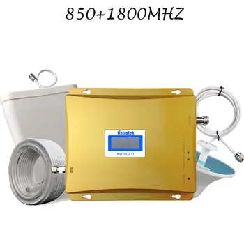 Lintratek Dual Band GSM 850 LTE 1800Mhz Signal Booster 65dB Gain 2G 850 4G 1800 Cellular Signal Repeater Amplifier Set S47
Lintratek Dual Band GSM 850 LTE 1800Mhz Signal Booster 65dB Gain 2G 850 4G 1800 Cellular Signal Repeater Amplifier Set S47