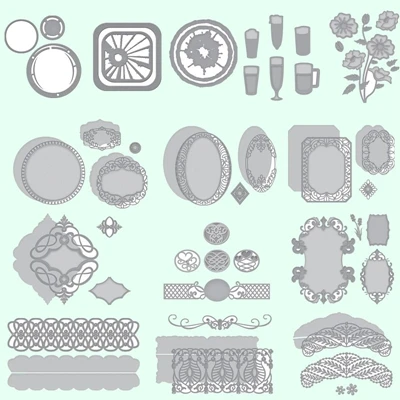 Cup Lace Flower Lace Edge Frame Metal Cutting Dies Stencils For DIY Scrapbooking Decoration Embossing Card Craft Die Cut New
Cup Lace Flower Lace Edge Frame Metal Cutting Dies Stencils For DIY Scrapbooking Decoration Embossing Card Craft Die Cut New