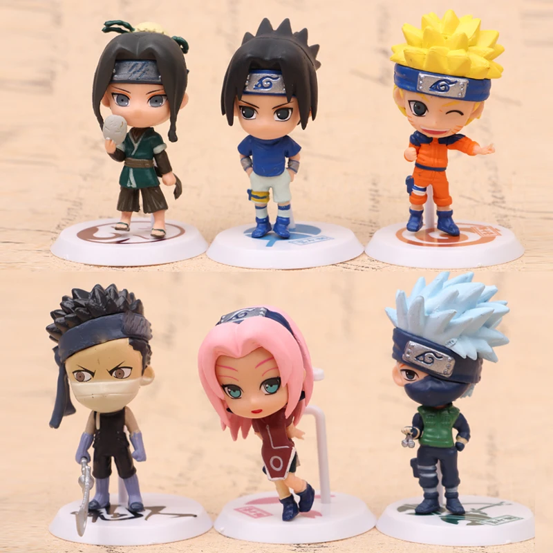 6pcs/lot Anime Cartoon Naruto Q Version Naruto Kakashi Sakura Sasuke PVC Action Figure Model Doll Toys For Kids Gifts
6pcs/lot Anime Cartoon Naruto Q Version Naruto Kakashi Sakura Sasuke PVC Action Figure Model Doll Toys For Kids Gifts