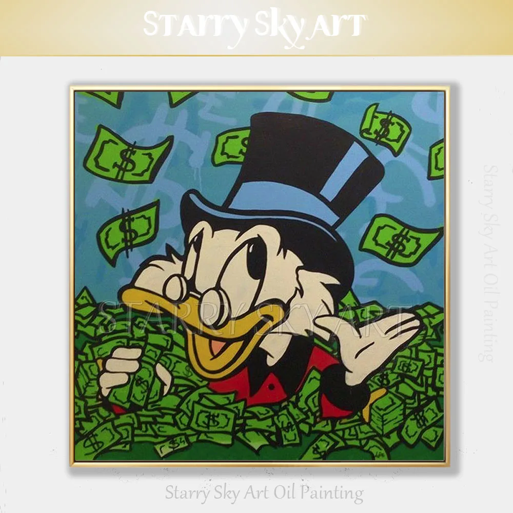 Free Shipping Artist Hand-painted Special Duck Oil Painting on Canvas Pop Fine Art Rich Duck Man Oil Painting for Wall Decor
Free Shipping Artist Hand-painted Special Duck Oil Painting on Canvas Pop Fine Art Rich Duck Man Oil Painting for Wall Decor