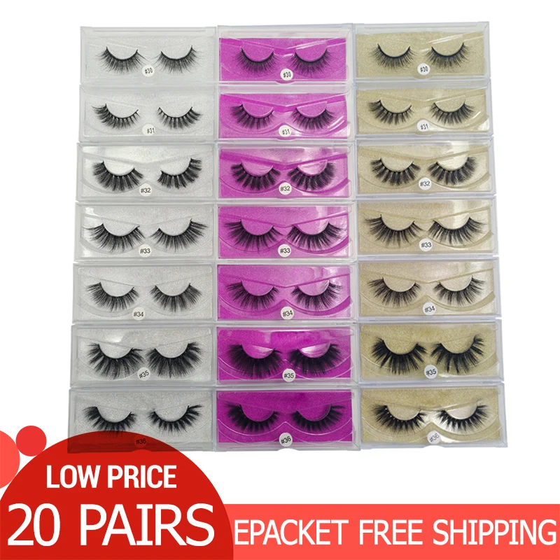 20 Pairs Mink Eyelashes Wholesale False Eyelashes Mink Lashes Wholesale False Lashes Makeup Eyelash Extensions maquiagem
20 Pairs Mink Eyelashes Wholesale False Eyelashes Mink Lashes Wholesale False Lashes Makeup Eyelash Extensions maquiagem