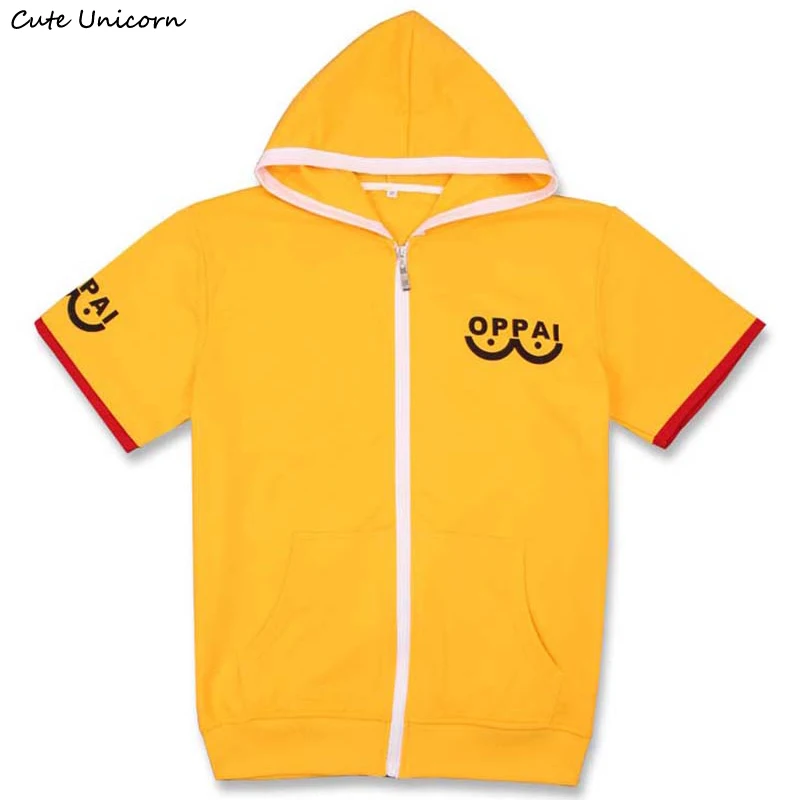 2018 New One Punch Man Oppai yellow Coat Saitama cosplay costume short sleeve mens jackets and coats casual outerwear tops
2018 New One Punch Man Oppai yellow Coat Saitama cosplay costume short sleeve mens jackets and coats casual outerwear tops
