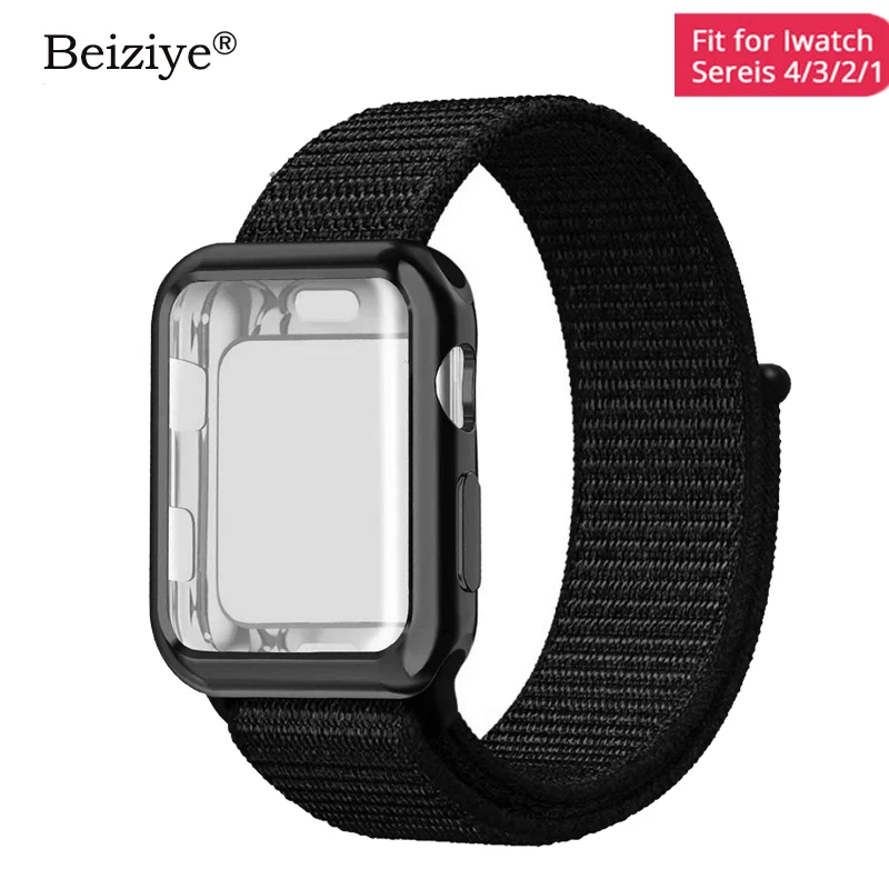 case+Nylon Sport strap For Apple Watch 42mm 38mm 40mm 44mm series 4 5 watch band sport bracelet for iWatch series 3 2 1 cover
case+Nylon Sport strap For Apple Watch 42mm 38mm 40mm 44mm series 4 5 watch band sport bracelet for iWatch series 3 2 1 cover