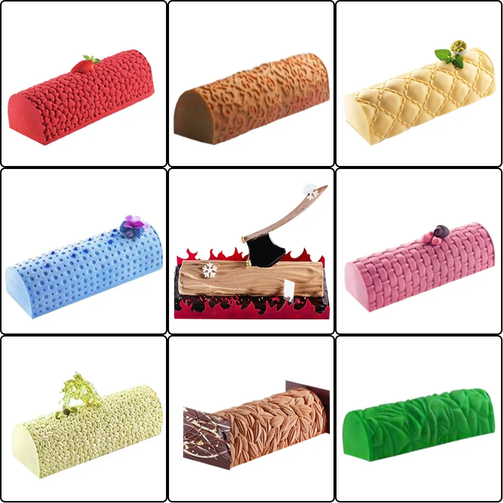 3D Christmas Mousse Silicone Mold Creative Long Striped Road Pattern Lace Pad Fondant Chocolate Roll Baking Cake Decorating Mold
3D Christmas Mousse Silicone Mold Creative Long Striped Road Pattern Lace Pad Fondant Chocolate Roll Baking Cake Decorating Mold