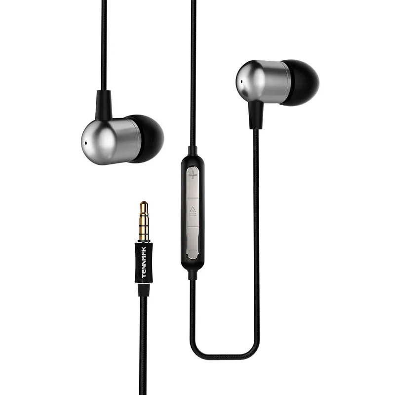 TENNMAK TNT Titanium In Ear Metal HiFi Earphones Earbud with Microphone and Volume Control --2018 NEW
TENNMAK TNT Titanium In Ear Metal HiFi Earphones Earbud with Microphone and Volume Control --2018 NEW