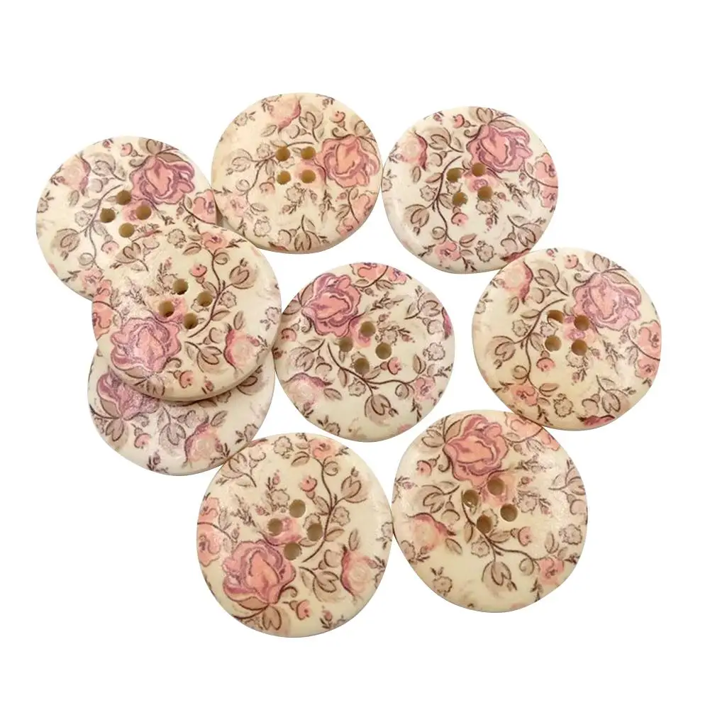 Wooden Buttons 30Pcs Vintage Flower Wooden Round Buttons 4 Holes for DIY Sewing Crafts Decor
Wooden Buttons 30Pcs Vintage Flower Wooden Round Buttons 4 Holes for DIY Sewing Crafts Decor