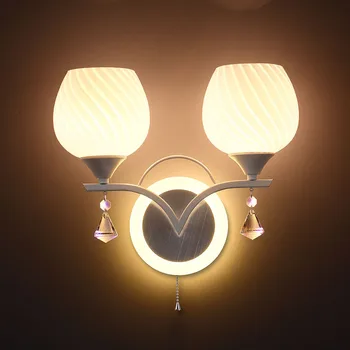 Simple modern crystal 2heads wall lamp bedside rope bedroom warm aisle stairs lighting living room decorated wall light Z11304
Simple modern crystal 2heads wall lamp bedside rope bedroom warm aisle stairs lighting living room decorated wall light Z11304