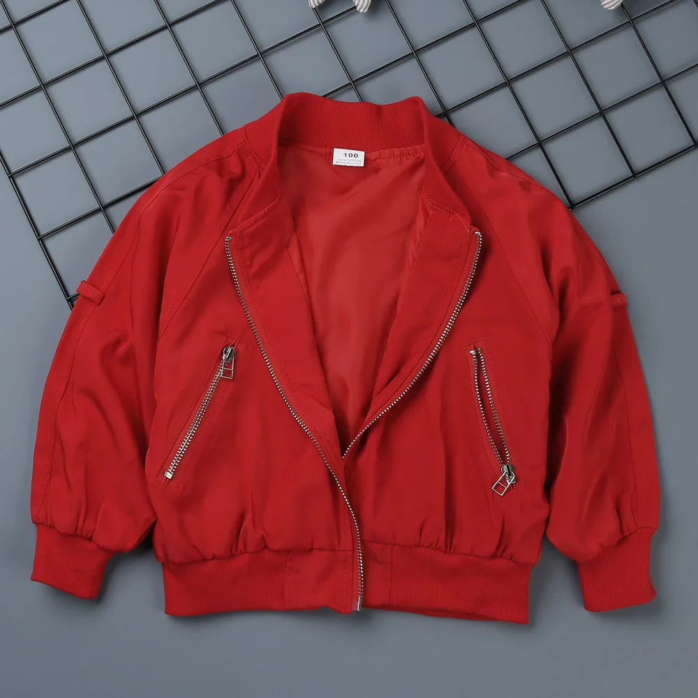2019 New Fashion Children's solid color baseball jacket Kids Baby Boys Girls Clothes Zipper Tops Coat Jackets Cardigan Outwear
2019 New Fashion Children's solid color baseball jacket Kids Baby Boys Girls Clothes Zipper Tops Coat Jackets Cardigan Outwear