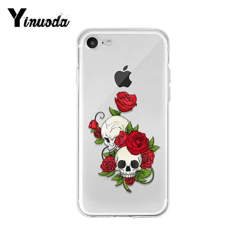Fashion Retro Style Flower Skull