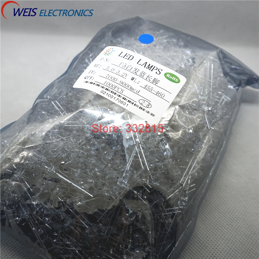 1000PCS 5MM LED WATER CLEAR WHITE, BLUE, GREEN, YELLOW, RED long LEG LED LEDS LAMPS FREE SHIPPING
1000PCS 5MM LED WATER CLEAR WHITE, BLUE, GREEN, YELLOW, RED long LEG LED LEDS LAMPS FREE SHIPPING