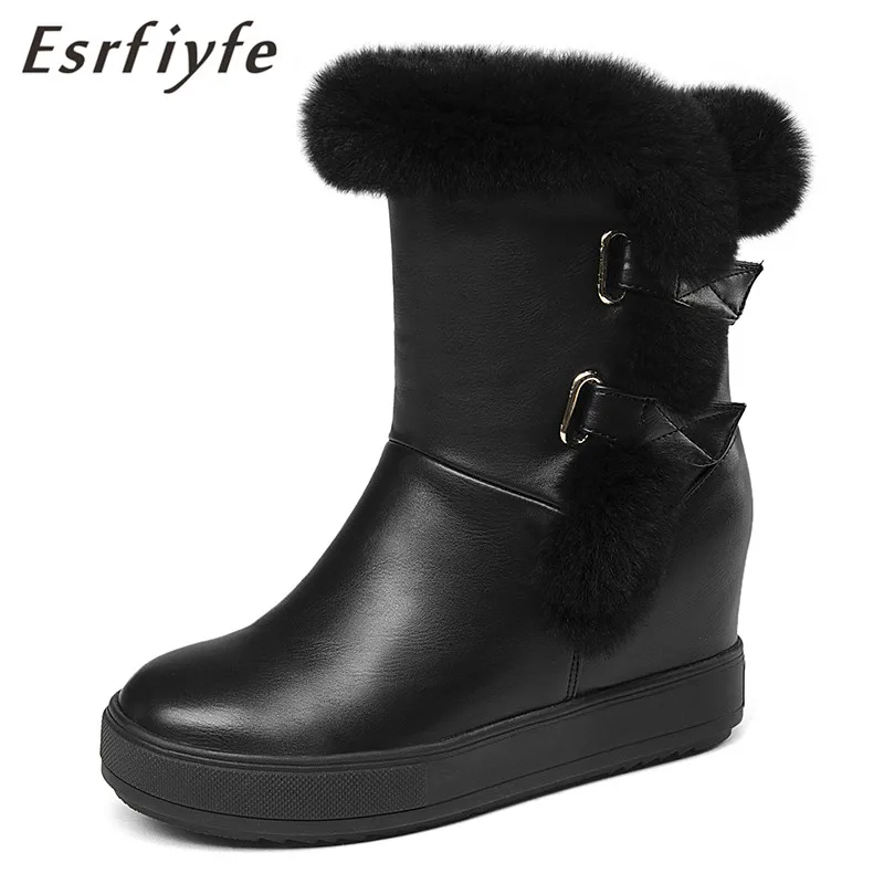 ESRFIYFE 2019 New Women Boots Winter Shoes Women Plus Insole Snow Boots High Quality Fur Ankle Boots for Women Waterproof Mujer
ESRFIYFE 2019 New Women Boots Winter Shoes Women Plus Insole Snow Boots High Quality Fur Ankle Boots for Women Waterproof Mujer