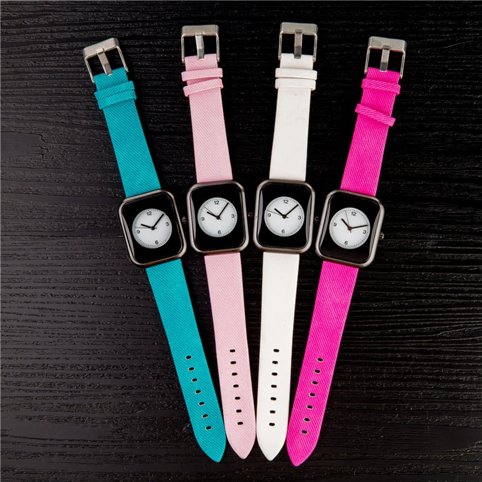 Wholesale Watch for Women Girls Lovers Simple Rectangle Dial Fashion Student Quartz Watch PU Watchband Wristwatches Dropshipping
Wholesale Watch for Women Girls Lovers Simple Rectangle Dial Fashion Student Quartz Watch PU Watchband Wristwatches Dropshipping
