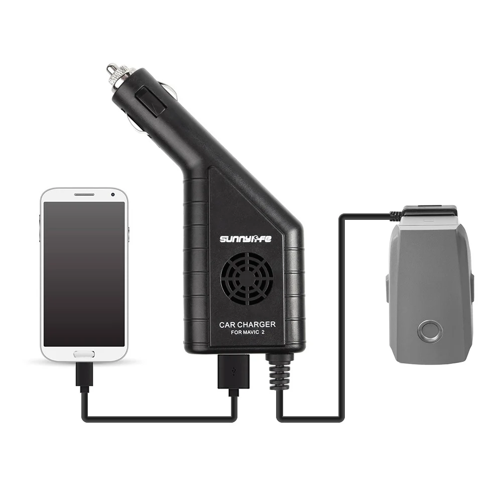 2 in 1 Battery Charger with USB Car Charger for DJI MAVIC 2 PRO & Mavic 2 ZOOM Drone Remote Controller
2 in 1 Battery Charger with USB Car Charger for DJI MAVIC 2 PRO & Mavic 2 ZOOM Drone Remote Controller