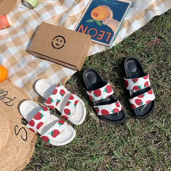 Harajuku Fruit Women Slippers Chic Strawberry Flat Shoes Hipster Casual Solids Outside Rubber Mules Fashion Girl Funny Slippers
Harajuku Fruit Women Slippers Chic Strawberry Flat Shoes Hipster Casual Solids Outside Rubber Mules Fashion Girl Funny Slippers