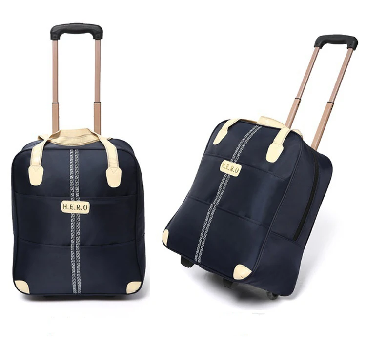 Roll in style with our Rolling Fashion Tie Rod Travel Bag &amp; Luggage! Designed for the fashion-forward traveler, this bag makes a statement while providing convenience and ease. The durable rolling feature allows for effortless transport, making it the perfect companion for your next journey.