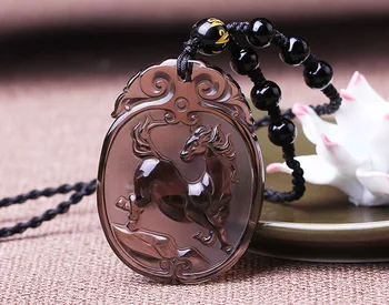 The new light spot genuine ice Obsidian twelve zodiac Pendant pendant male horse lady
The new light spot genuine ice Obsidian twelve zodiac Pendant pendant male horse lady