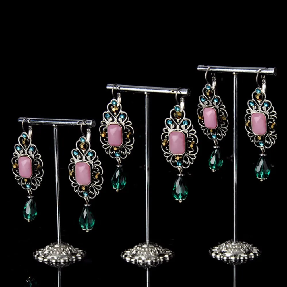 2018 New Arrival 3 Pcs Alloy Earrings Display T-Shape Stand Showcase Jewelry Organizer Holder Gift Black/Silver
2018 New Arrival 3 Pcs Alloy Earrings Display T-Shape Stand Showcase Jewelry Organizer Holder Gift Black/Silver