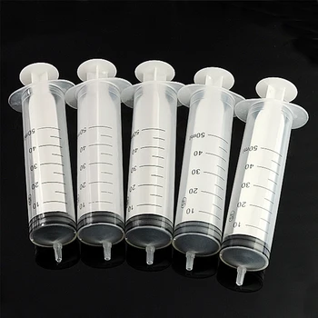 5 Pcs 50mL Disposable Sampler Plastic Syringe Cubs Measuring Nutrient Hydroponic epoxy resin syringe With Cover Measuring
5 Pcs 50mL Disposable Sampler Plastic Syringe Cubs Measuring Nutrient Hydroponic epoxy resin syringe With Cover Measuring