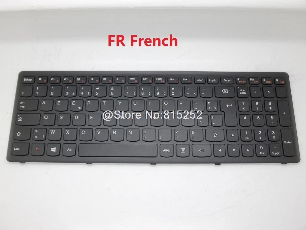 Laptop Keyboard For Lenovo G500S S510P S500 S510P Touch Flex 15 English US FR French Traditional Chinese TW With Frame New
Laptop Keyboard For Lenovo G500S S510P S500 S510P Touch Flex 15 English US FR French Traditional Chinese TW With Frame New