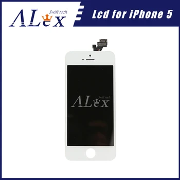 10PCS LCD For IPhone5 With Touch Screen Digitizer Assembly For OEM iPhone 5 good quality White Pantalla White Free DHL Shipping
10PCS LCD For IPhone5 With Touch Screen Digitizer Assembly For OEM iPhone 5 good quality White Pantalla White Free DHL Shipping