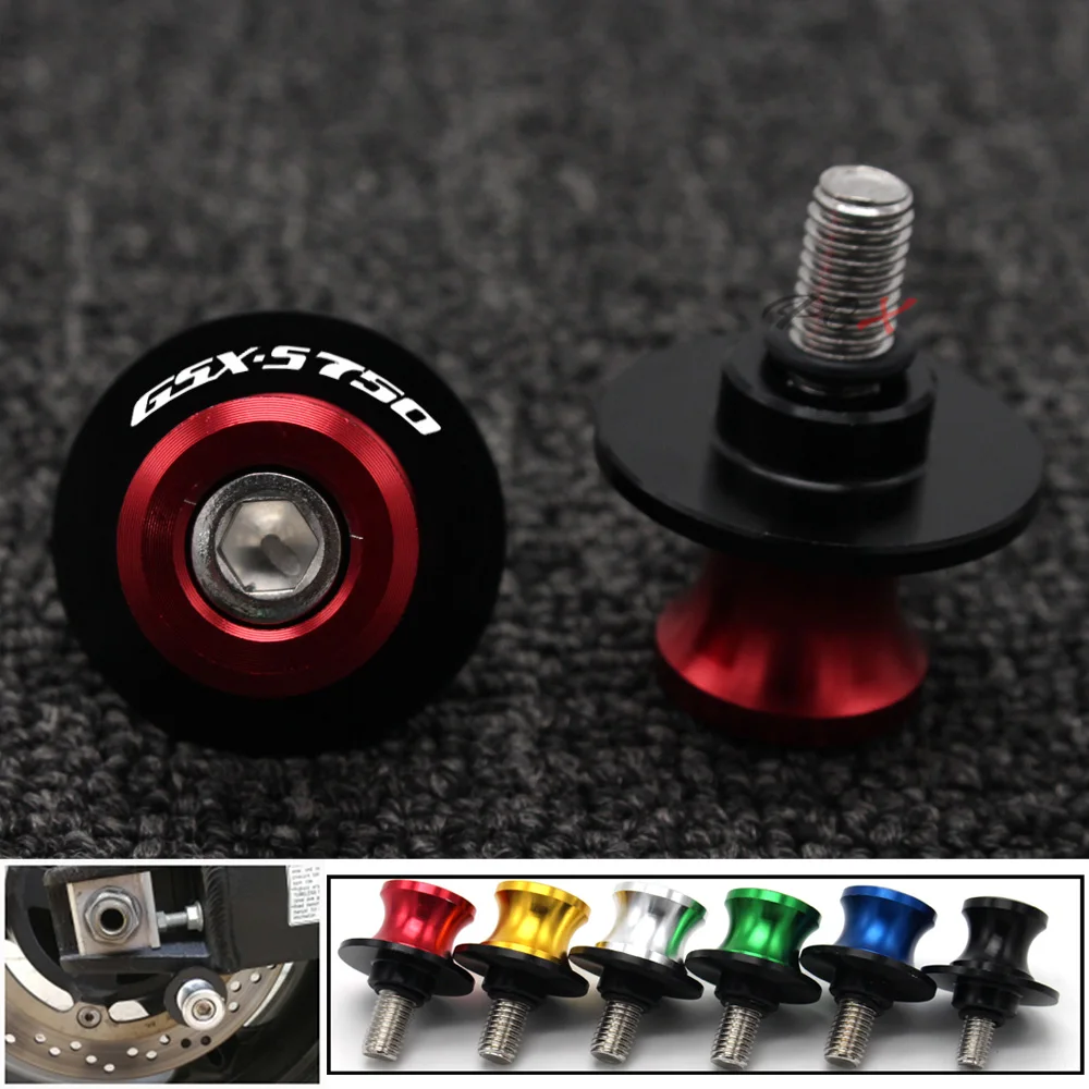 

Motorcycle Accessories CNC Aluminum M8 Swingarm Spools Slider Stand Screw For Suzuki GSX S750 GSX-S750 2011-2018