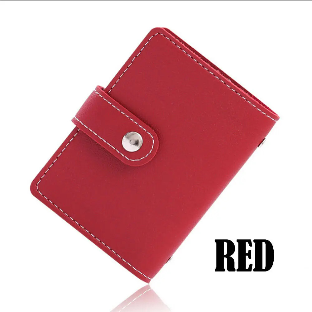 New Style Fashion Women PU Leather Solid Hasp Function 26 Bits Card Case Business Credit Passport Holder
New Style Fashion Women PU Leather Solid Hasp Function 26 Bits Card Case Business Credit Passport Holder
