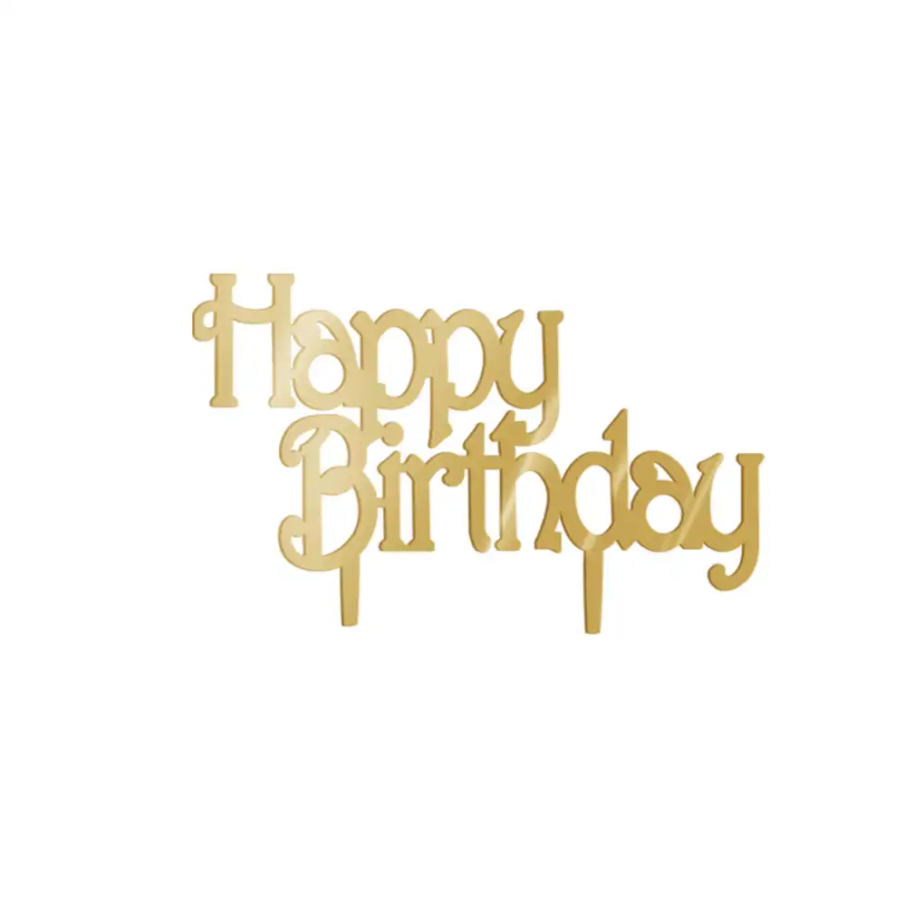 happy birthday party decorations acrylic birthday cakes topper