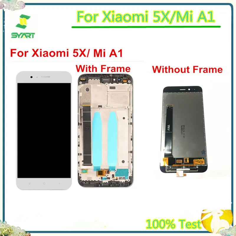 100% Tested 5.5'' Mi A1 Full LCD Display With Touch Screen Digitizer Frame Assembly Black White For Xiaomi 5X Mi5X Mi A1
100% Tested 5.5'' Mi A1 Full LCD Display With Touch Screen Digitizer Frame Assembly Black White For Xiaomi 5X Mi5X Mi A1