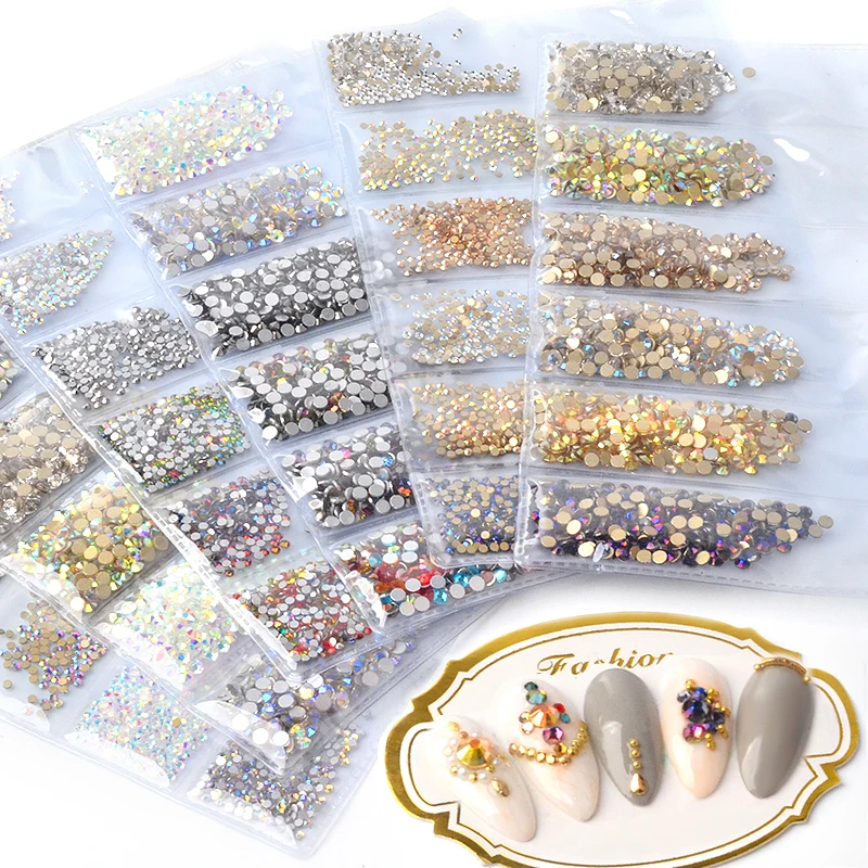 1pack Multi Size 1440pcs Glass Decorative Rhinestones Nails Art Decorations AB Crystals Strass Charms Manicure Nail Stones New
1pack Multi Size 1440pcs Glass Decorative Rhinestones Nails Art Decorations AB Crystals Strass Charms Manicure Nail Stones New