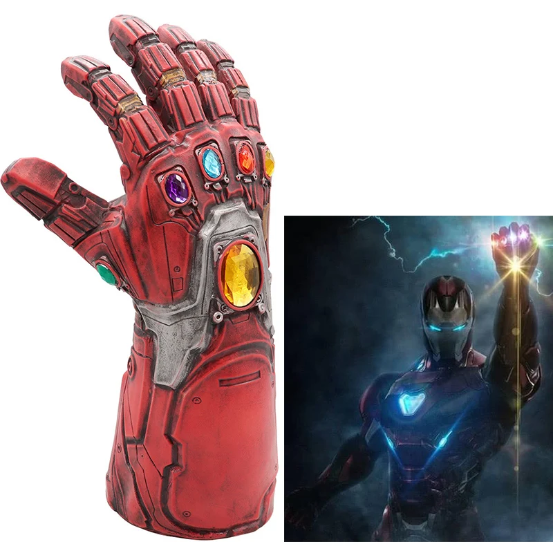 Marvel Avengers 4 Endgame Iron Man Unlimited Gloves Stark Thanos Infinity Stone Cosplay Gloves Latex Hand Gauntlet Cosplay Props
Marvel Avengers 4 Endgame Iron Man Unlimited Gloves Stark Thanos Infinity Stone Cosplay Gloves Latex Hand Gauntlet Cosplay Props