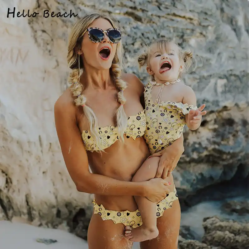 baby matching swimwear