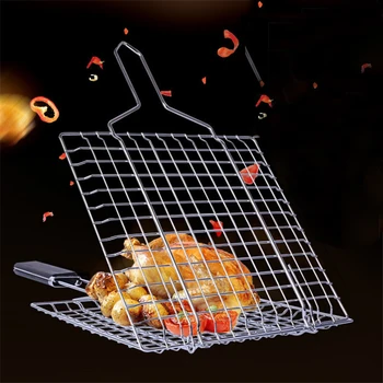 barbecue grill mats BBQ Barbecue Grill Basket Grilling Net Pan for Vegetables Camping Fishing Beach stainless steel clip
barbecue grill mats BBQ Barbecue Grill Basket Grilling Net Pan for Vegetables Camping Fishing Beach stainless steel clip