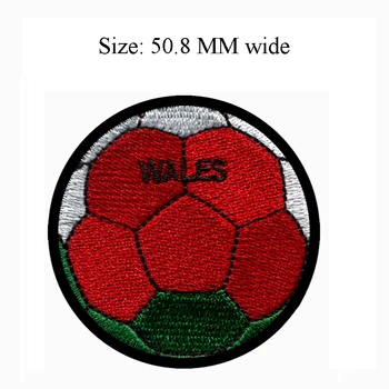Wales football embroidery patch 50.8 MM wide /twill fabric/easy patser/iron backing
Wales football embroidery patch 50.8 MM wide /twill fabric/easy patser/iron backing
