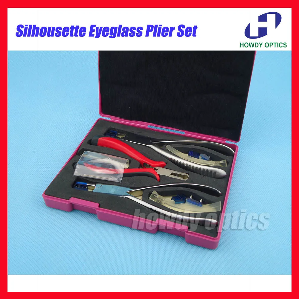 No.8930 Quality plier set for rimless frames,pliers set for glasses,hand pliers,plastic case
No.8930 Quality plier set for rimless frames,pliers set for glasses,hand pliers,plastic case