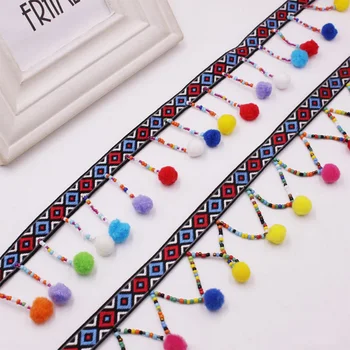 PPCrafts 47mm Pom Poms Lace Tassel Fringe Trim Ball Ribbon Jacquard Weave For Handmade Sewing Curtains Garment Accessories
PPCrafts 47mm Pom Poms Lace Tassel Fringe Trim Ball Ribbon Jacquard Weave For Handmade Sewing Curtains Garment Accessories