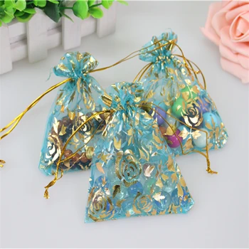 Wholesale 100pcs/lot 7*9cm Gold Rose Drawstring Jewelry Organza Pouches&Bags Christmas Gift Packaging Bags
Wholesale 100pcs/lot 7*9cm Gold Rose Drawstring Jewelry Organza Pouches&Bags Christmas Gift Packaging Bags