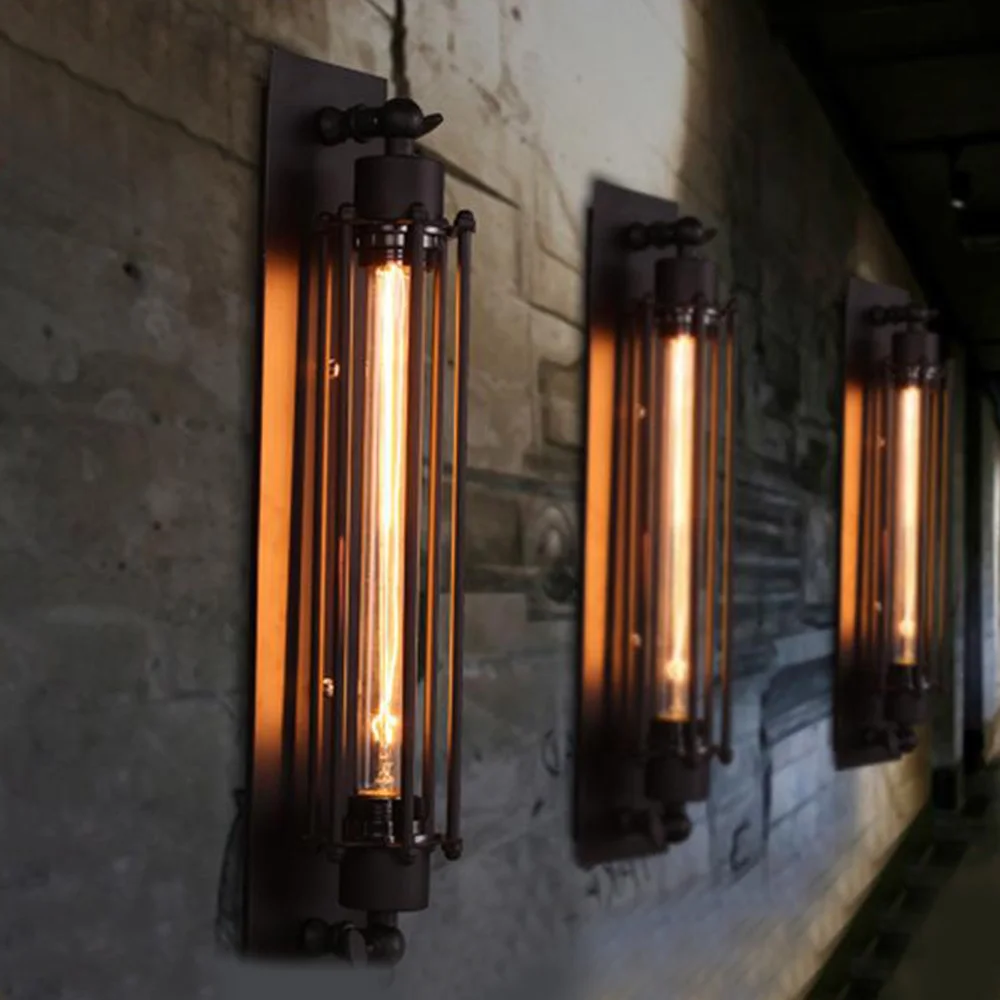 E27 Vintage Edison Led Wall Light Modern Corridor Vintage Retro Industrial 110-220v Wall Lamp Led W-Filament Indoor Led Light
E27 Vintage Edison Led Wall Light Modern Corridor Vintage Retro Industrial 110-220v Wall Lamp Led W-Filament Indoor Led Light
