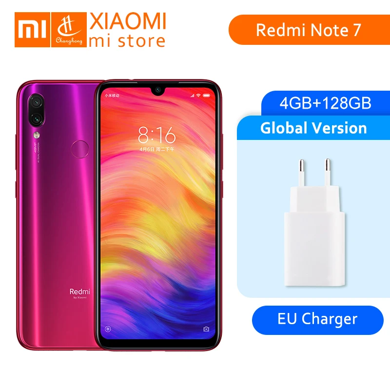 Global Version Xiaomi Redmi Note 7 4GB 128GB Telephone Snapdragon 660 Octa Core 48MP Dual Camera 6.3" 19.5:9 FullScreen 4000mAh
Global Version Xiaomi Redmi Note 7 4GB 128GB Telephone Snapdragon 660 Octa Core 48MP Dual Camera 6.3" 19.5:9 FullScreen 4000mAh