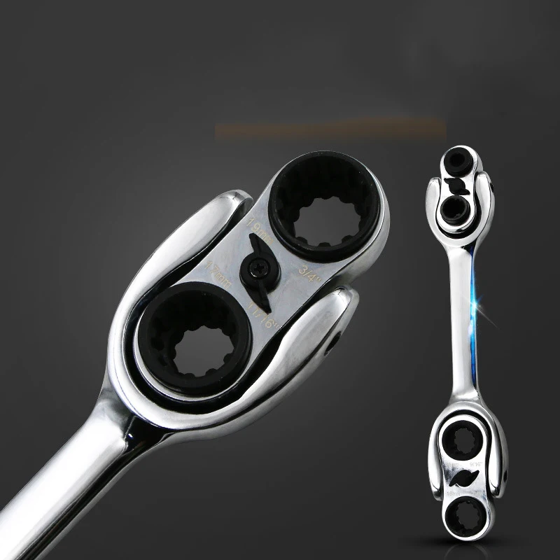 Multi-function ratchet adjustable wrench Double head Forward and reverse manual Quick combination Multi-purpose Multi-standard
Multi-function ratchet adjustable wrench Double head Forward and reverse manual Quick combination Multi-purpose Multi-standard