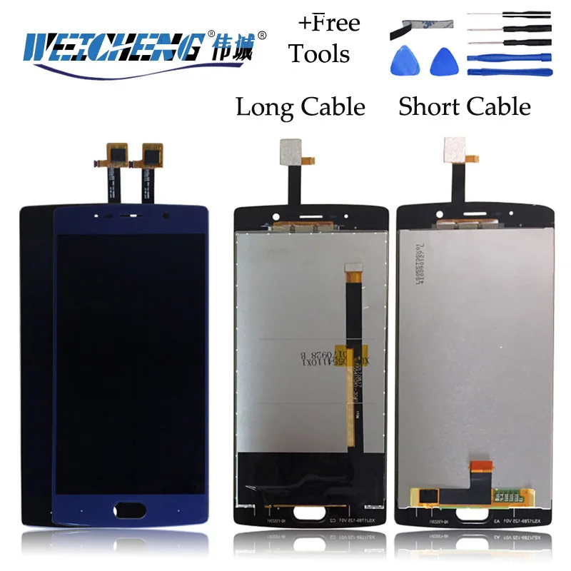 WEICHENG Black/Blue For DOOGEE BL7000 LCD Display+Touch Screen Digitizer Assembly tested New Digitizer for BL7000 lcd+Tools
WEICHENG Black/Blue For DOOGEE BL7000 LCD Display+Touch Screen Digitizer Assembly tested New Digitizer for BL7000 lcd+Tools
