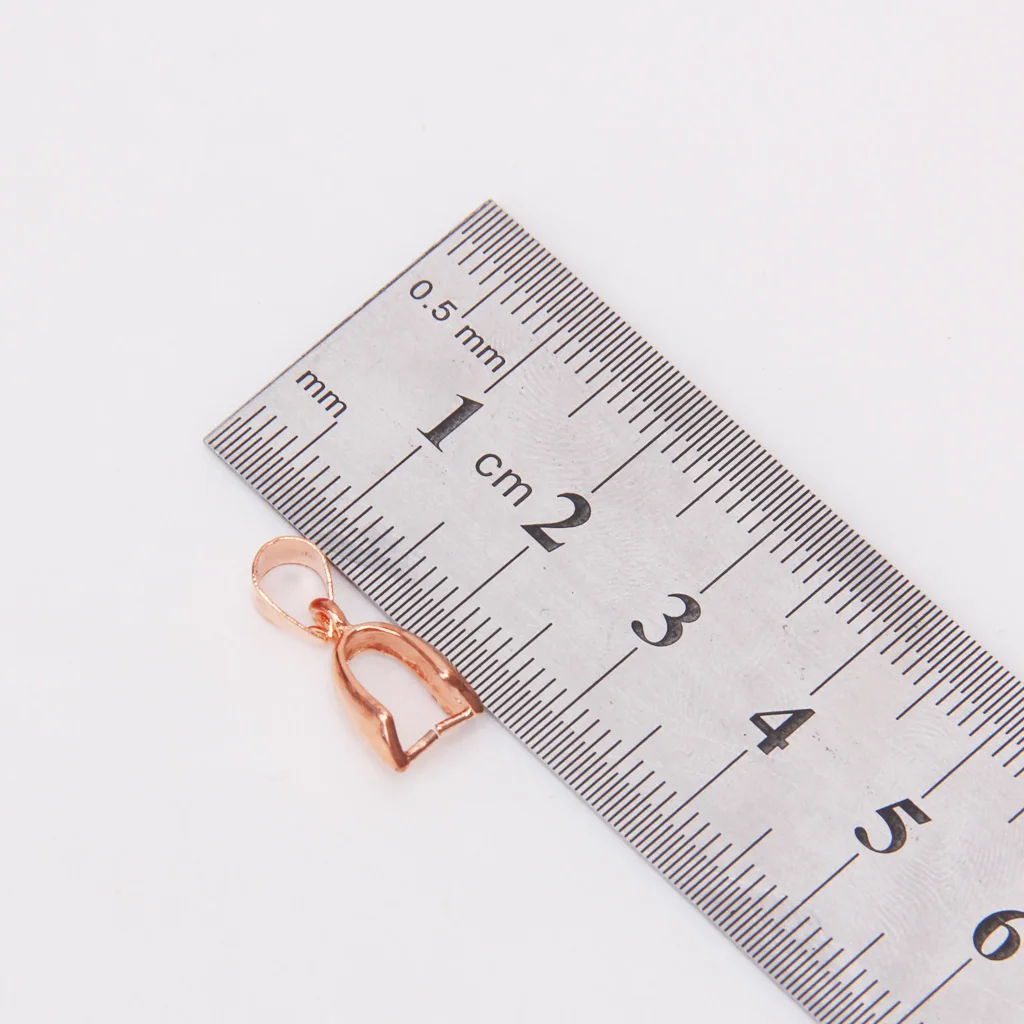 20Pcs 18KGP Gold Plated Finding 18mm Pendant Pinch Bail DIY Supplies