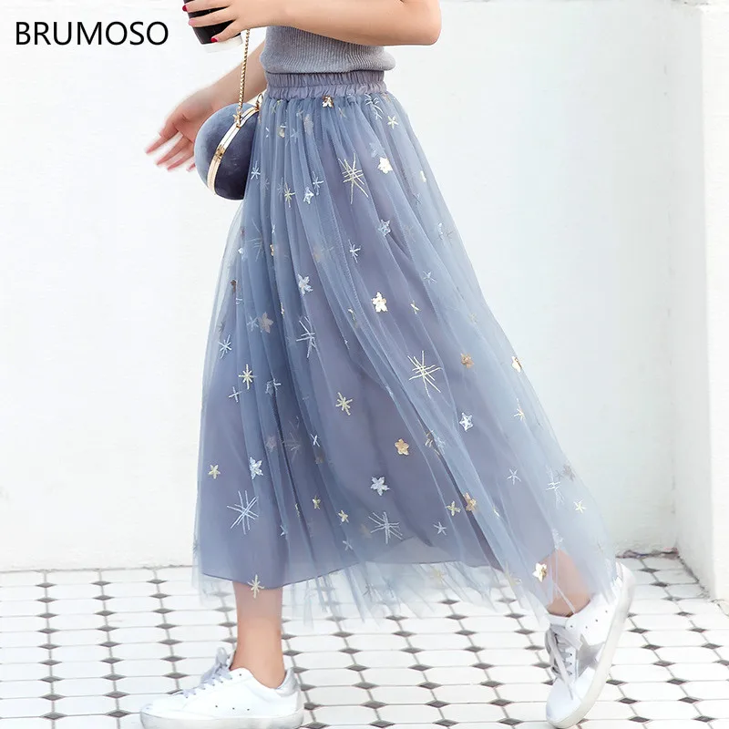 2018 Summer New Women Tulle Skirt Elastic High Waist Ball Gown Skirts Golden Embroidery Pleated Long Volie Skirts Black Saia
2018 Summer New Women Tulle Skirt Elastic High Waist Ball Gown Skirts Golden Embroidery Pleated Long Volie Skirts Black Saia
